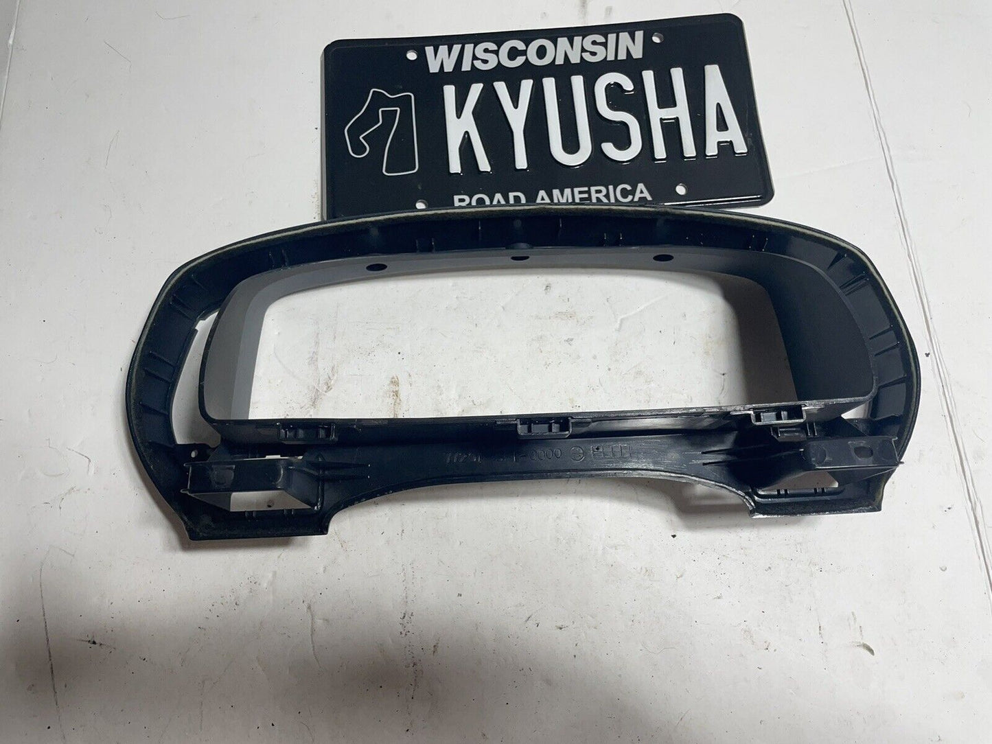 Oem Honda Prelude 1988-1989 Speedometer Cluster Trim Blue