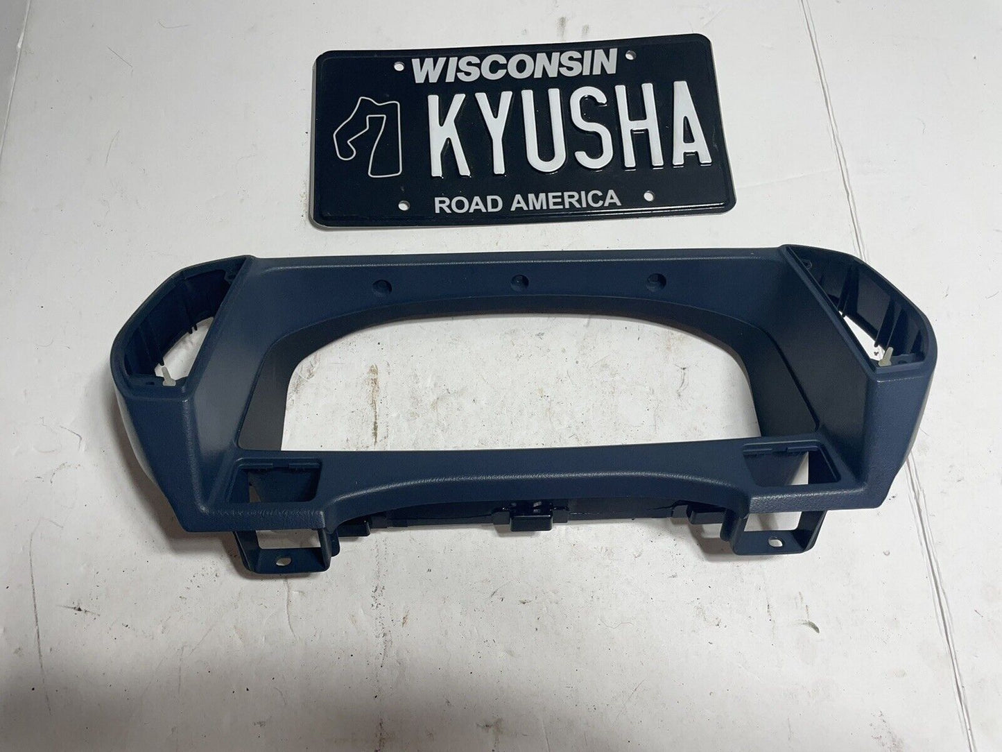 Oem Honda Prelude 1988-1989 Speedometer Cluster Trim Blue