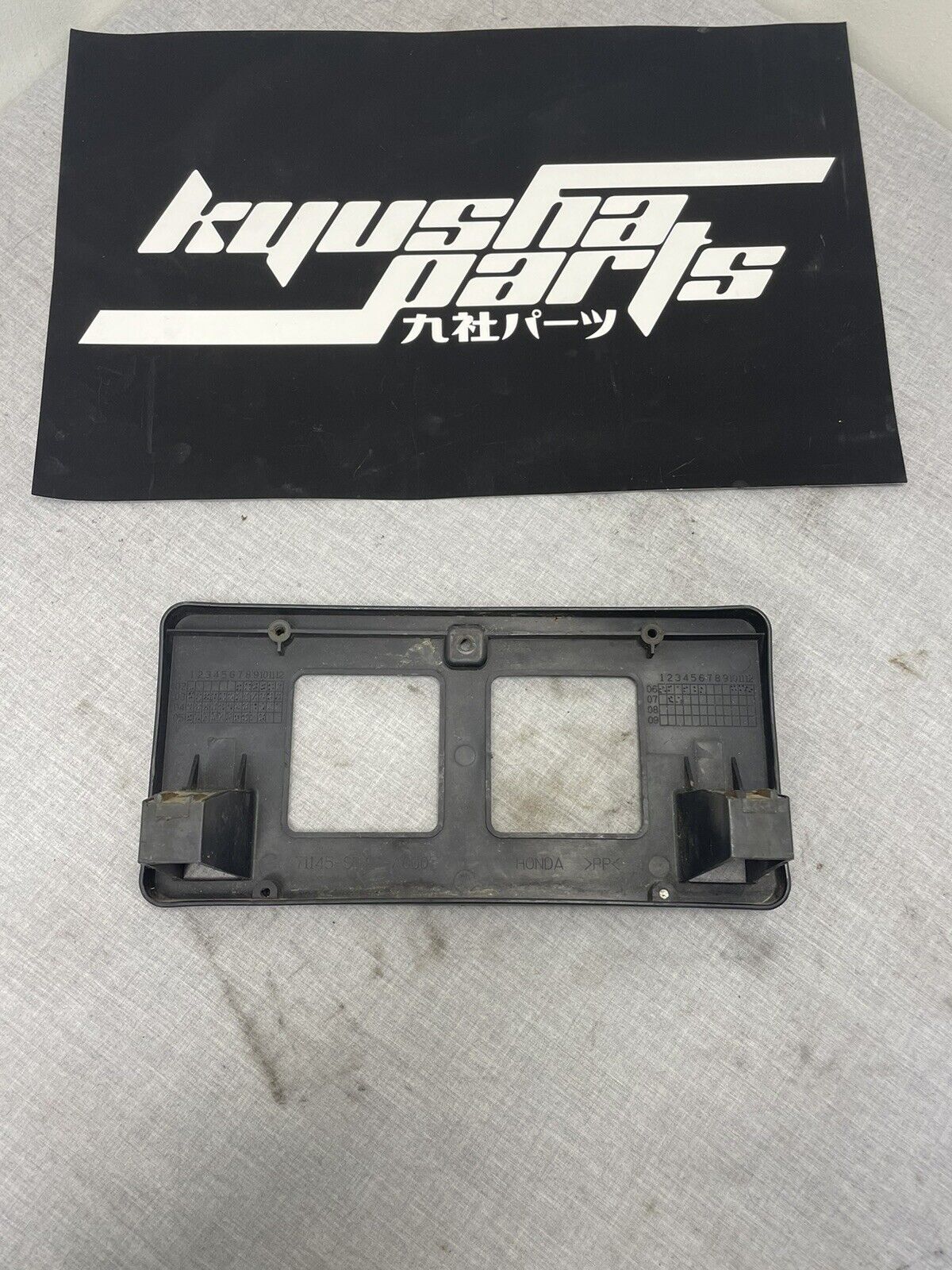 For 03-05 Honda Accord Sedan Front Bumper License Plate Mounting Bracket Holder