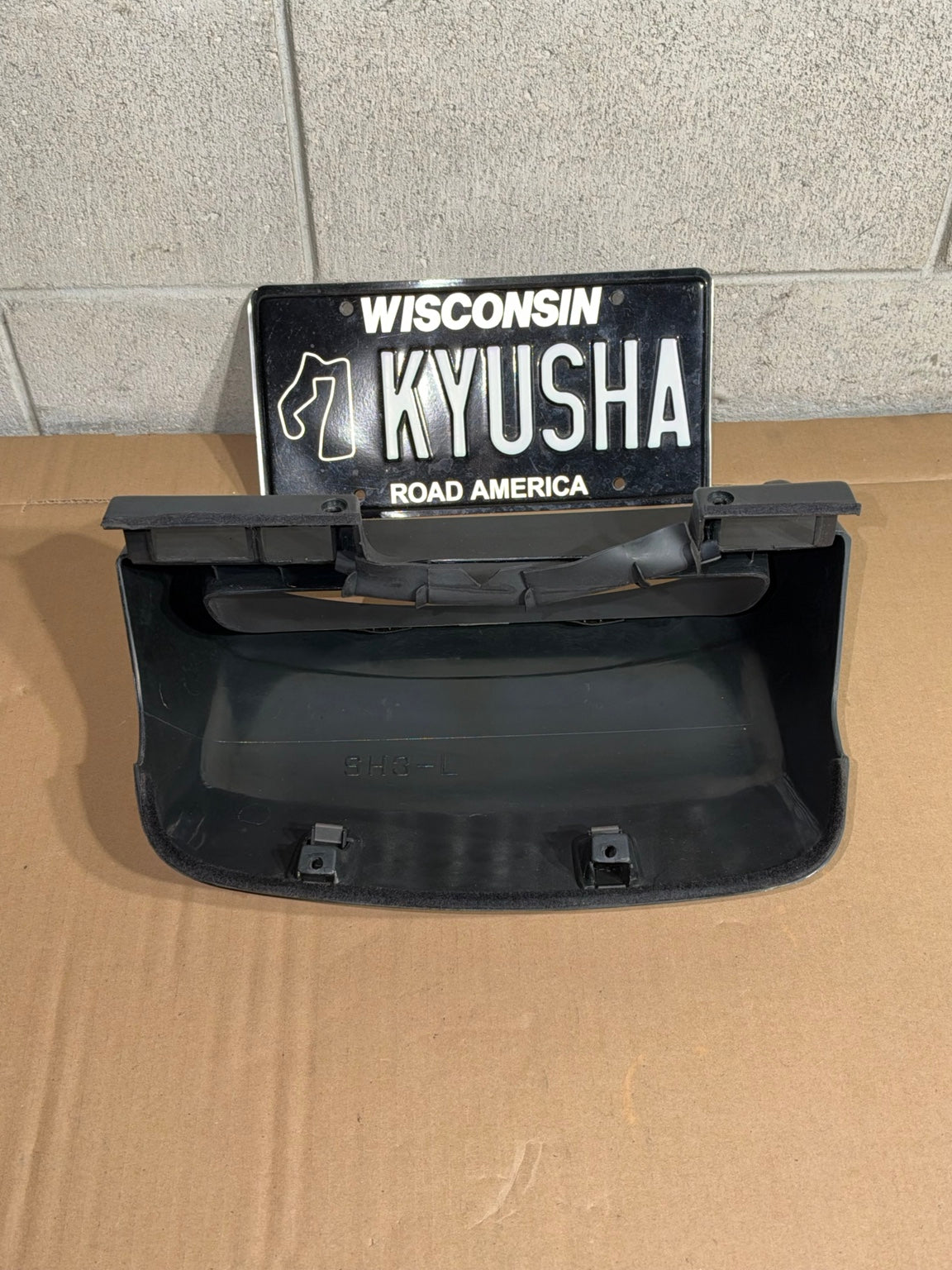 1988-1991 Honda Civic EF Si OEM Instrument Cluster Bezel Surround Trim Black