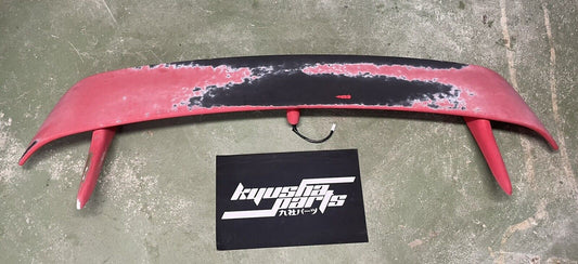OEM 1991 -1996 MITISUBISHI 3000GT REAR SPORT SPOILER IN Red With 3rd Brake Light
