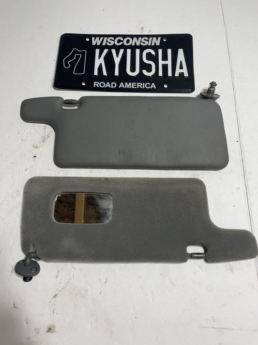 1988-1991 Honda Prelude Gray OEM Sun Visor Left And Right Set