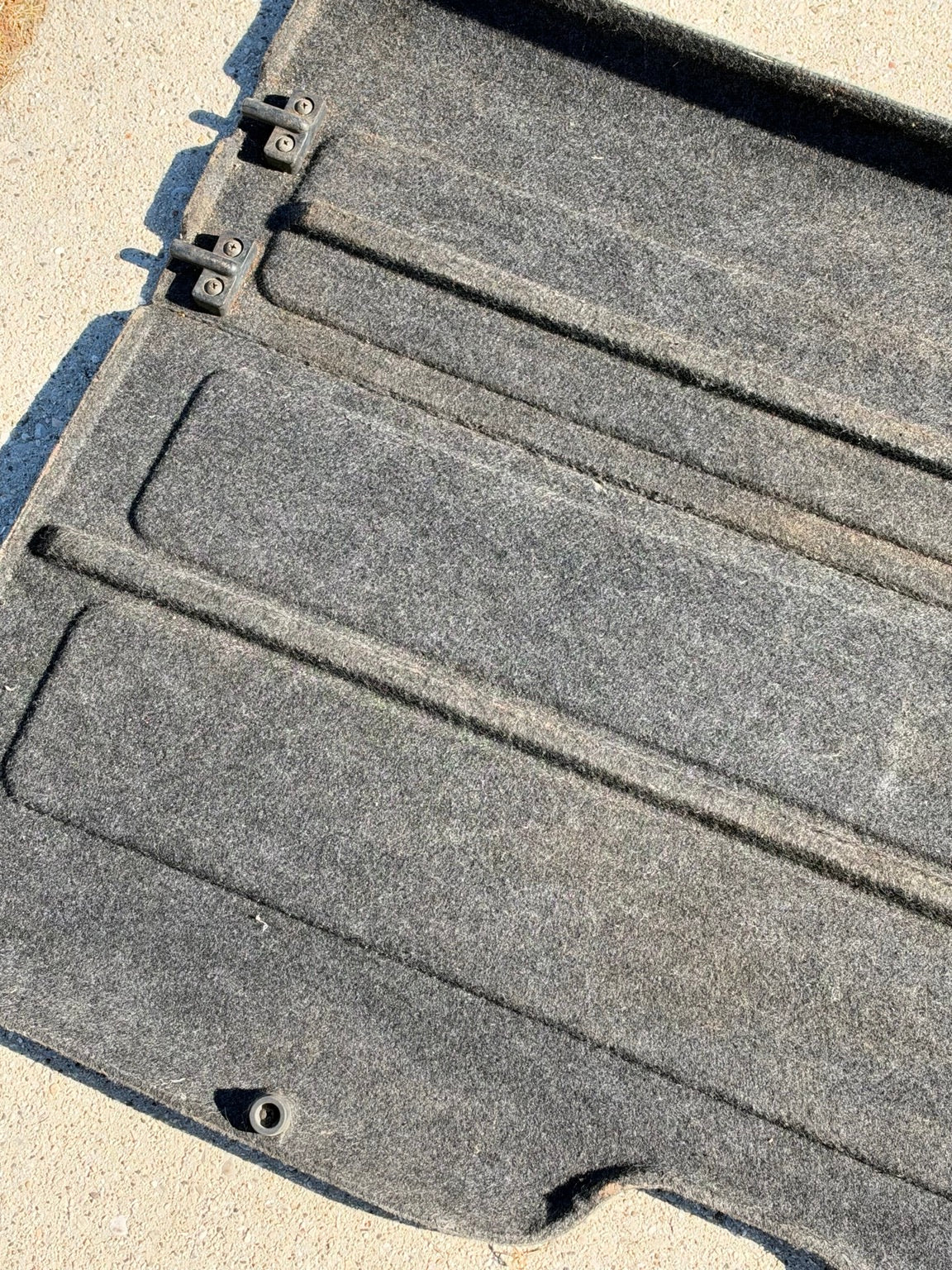 1988-1991 Honda CRX OEM black cargo cover photo 6
