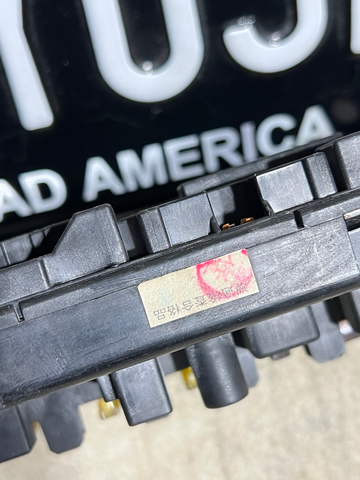 1988-1989 Honda Prelude OEM interior fuse box photo 2