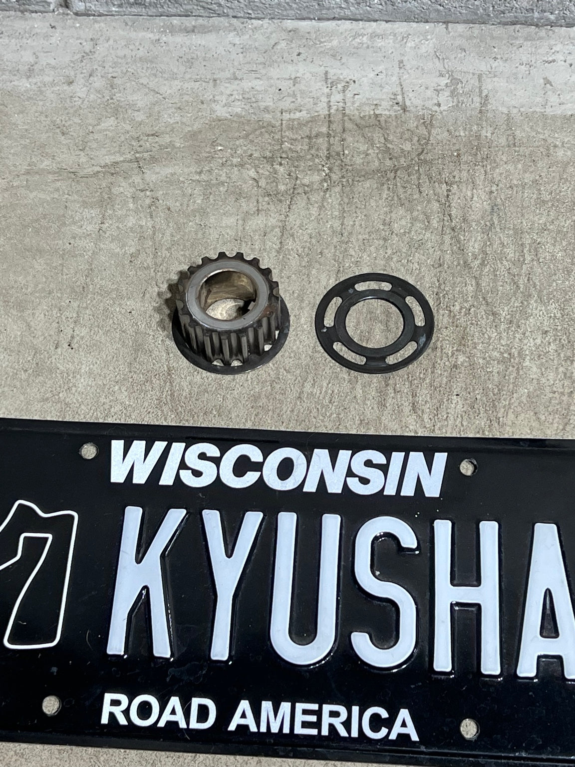 Prelude crank gear and circular plate