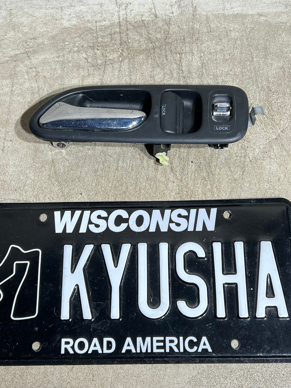 2000-2006 Honda Insight ZE1 Left Driver Interior Door Handle Lock Assembly OEM