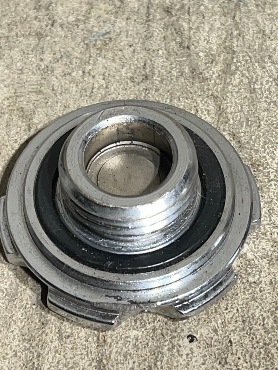 1988-2000 Honda Acura Metal Chrome Engine Oil Filler Cap Used Corrosion As Is