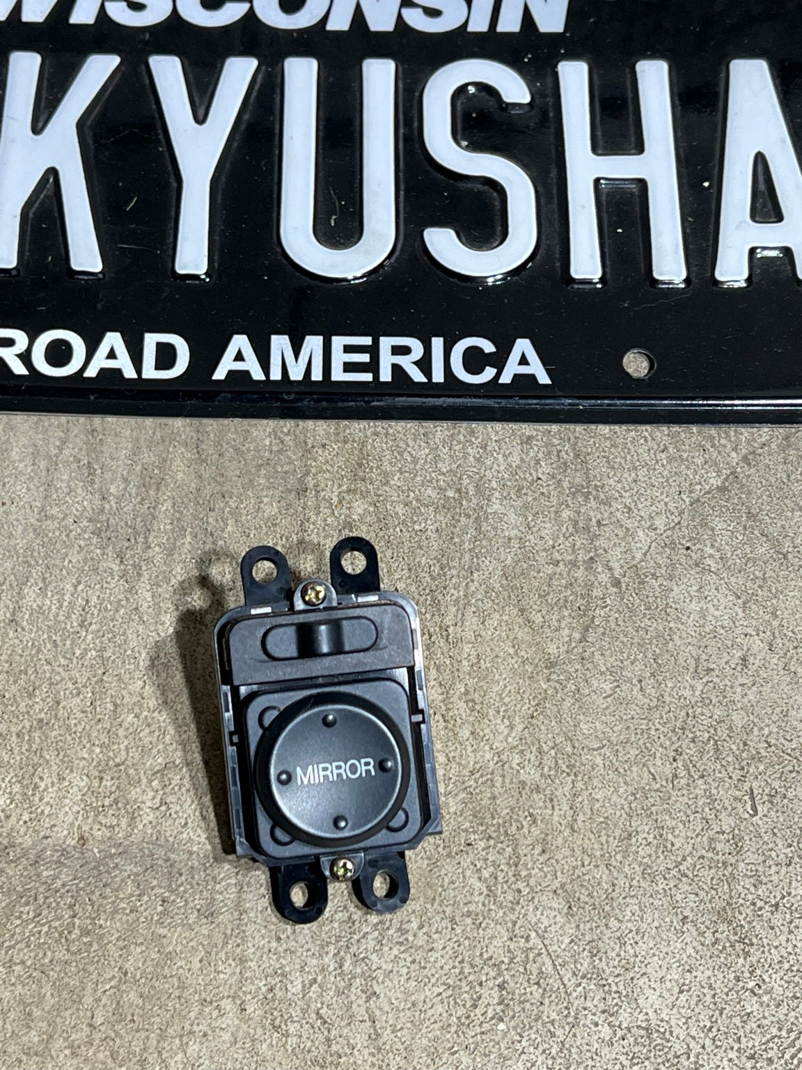 1993-1997 Honda Del Sol OEM Power Mirror Adjustment Switch Black Used