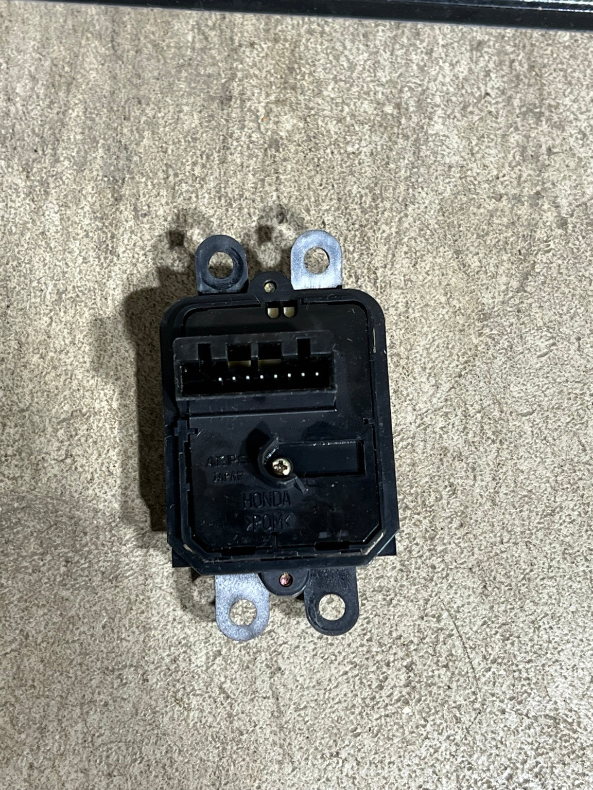 1993-1997 Honda Del Sol OEM Power Mirror Adjustment Switch Black Used