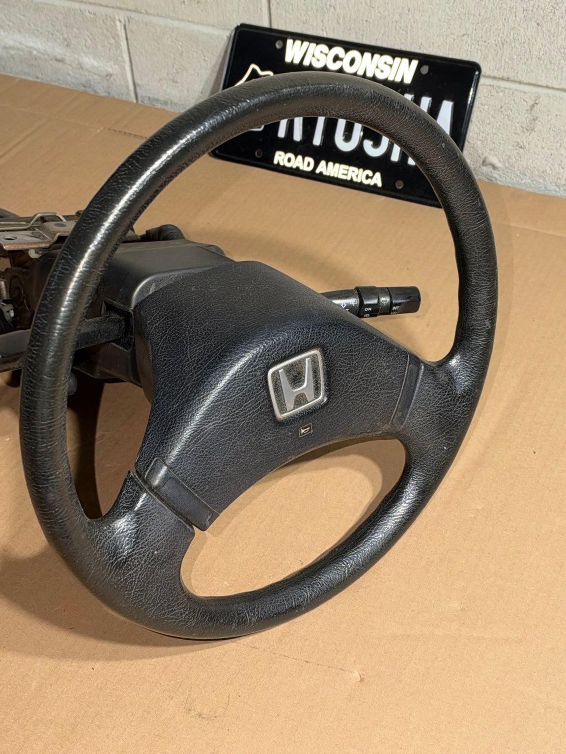 OEM EF Civic steering column assembly photo 1