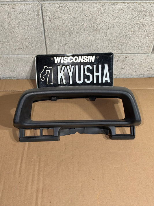 1988-1991 Honda Civic EF Si OEM Instrument Cluster Bezel Surround Trim Black