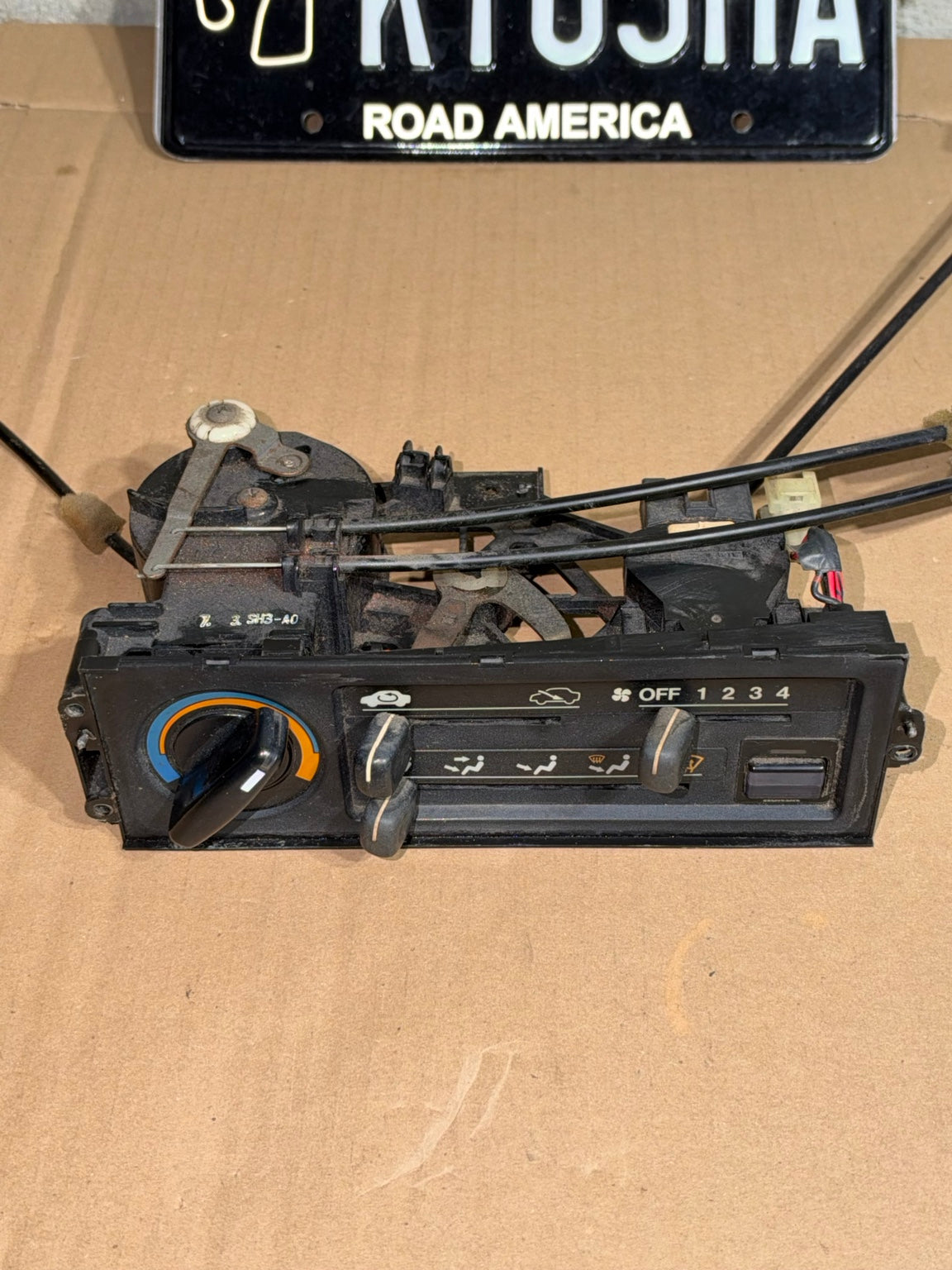 1989 Civic Si HVAC controls and cables photo 2