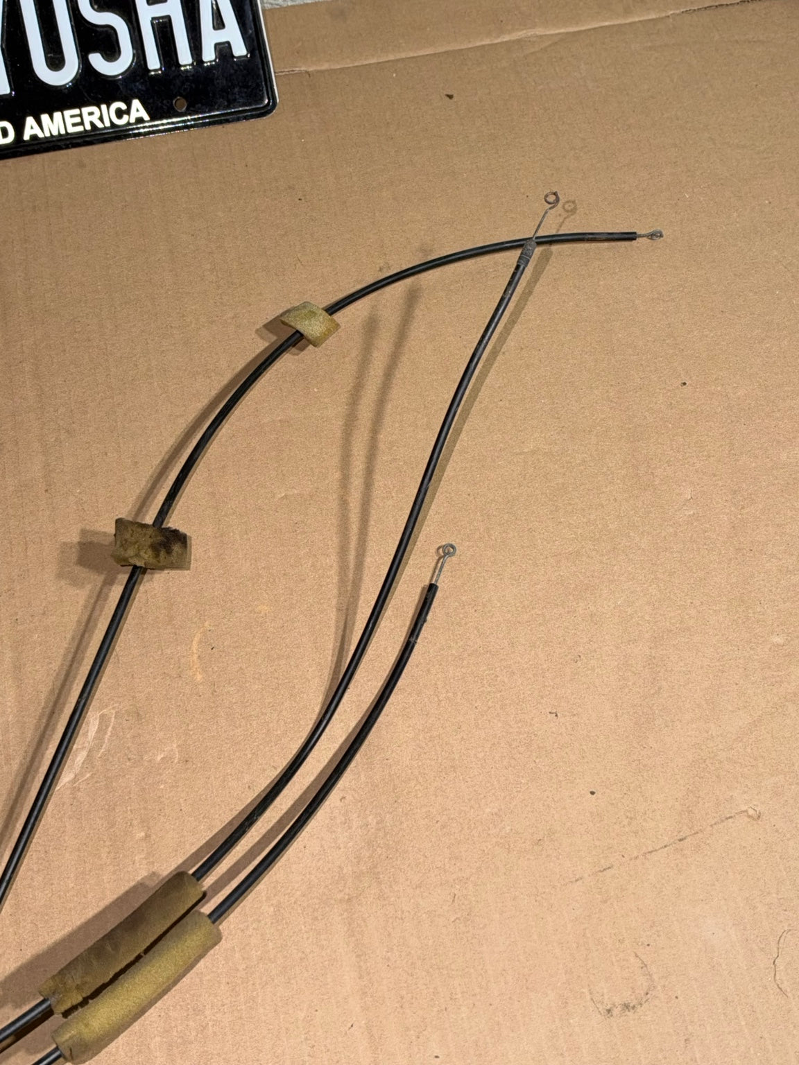 1989 Civic Si HVAC controls and cables photo 5