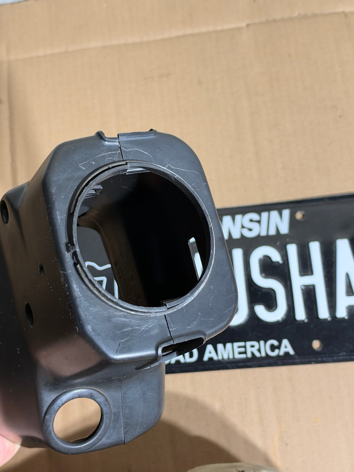 OEM Civic EF steering column shroud view 3